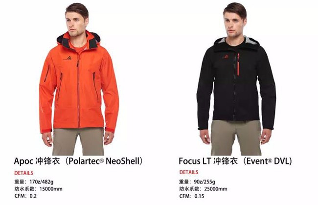 挑选冲锋衣的时候必须要注意的几个问题